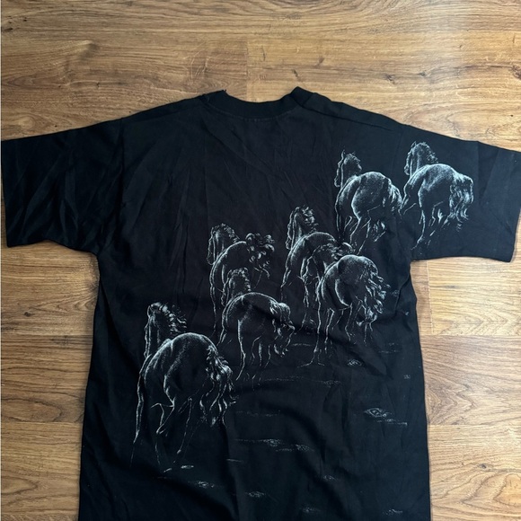 1991 All Over Print Wild Horse Saloon Shirt - Picture 2 of 3
